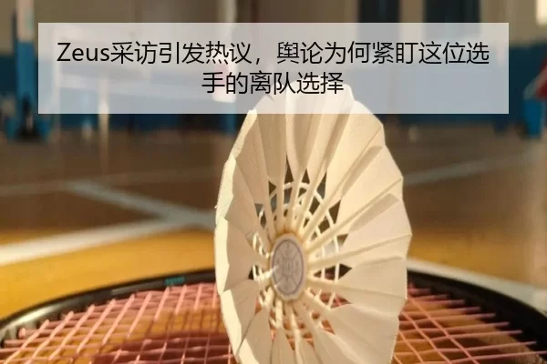 Zeus采访引发热议，舆论为何紧盯这位选手的离队选择